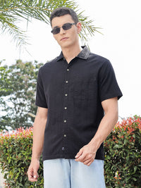 Thomas Scott Men's Premium Seersucker Cotton Casual Shirt