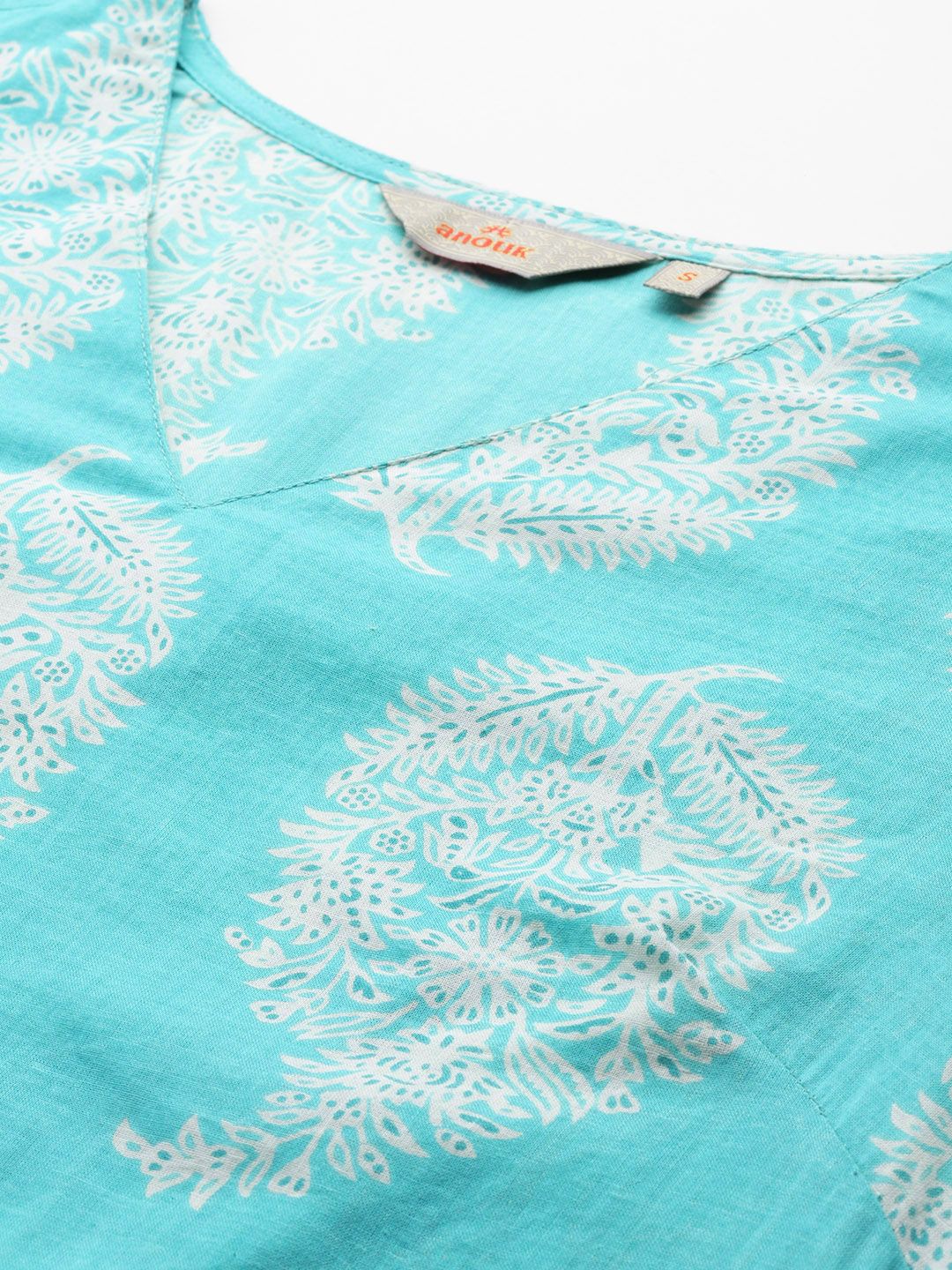 Anouk  Paisley Printed Indie Prints Straight Kurta