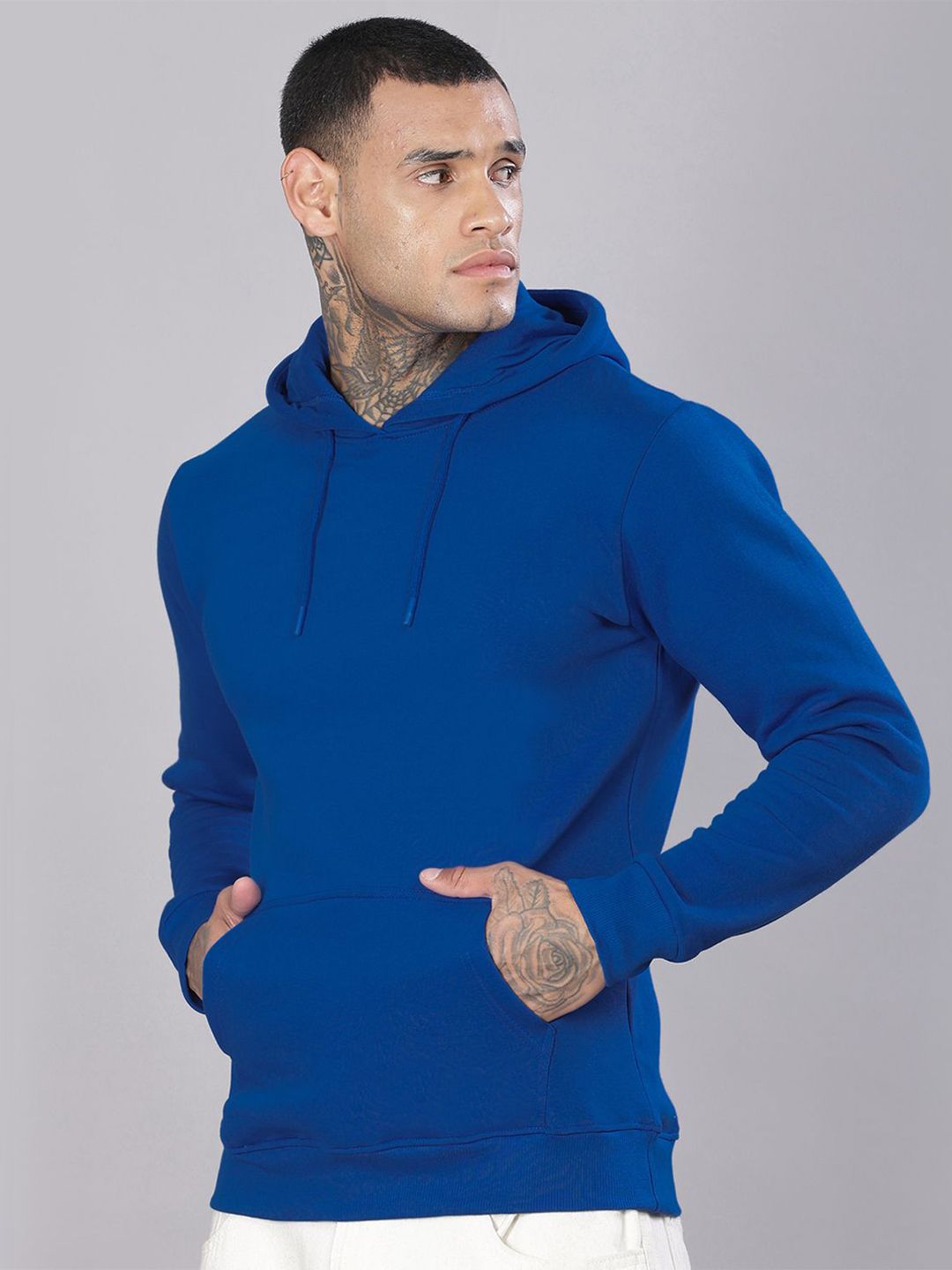 ADRO Lelaki Bertudung Pullover Sweatshirt