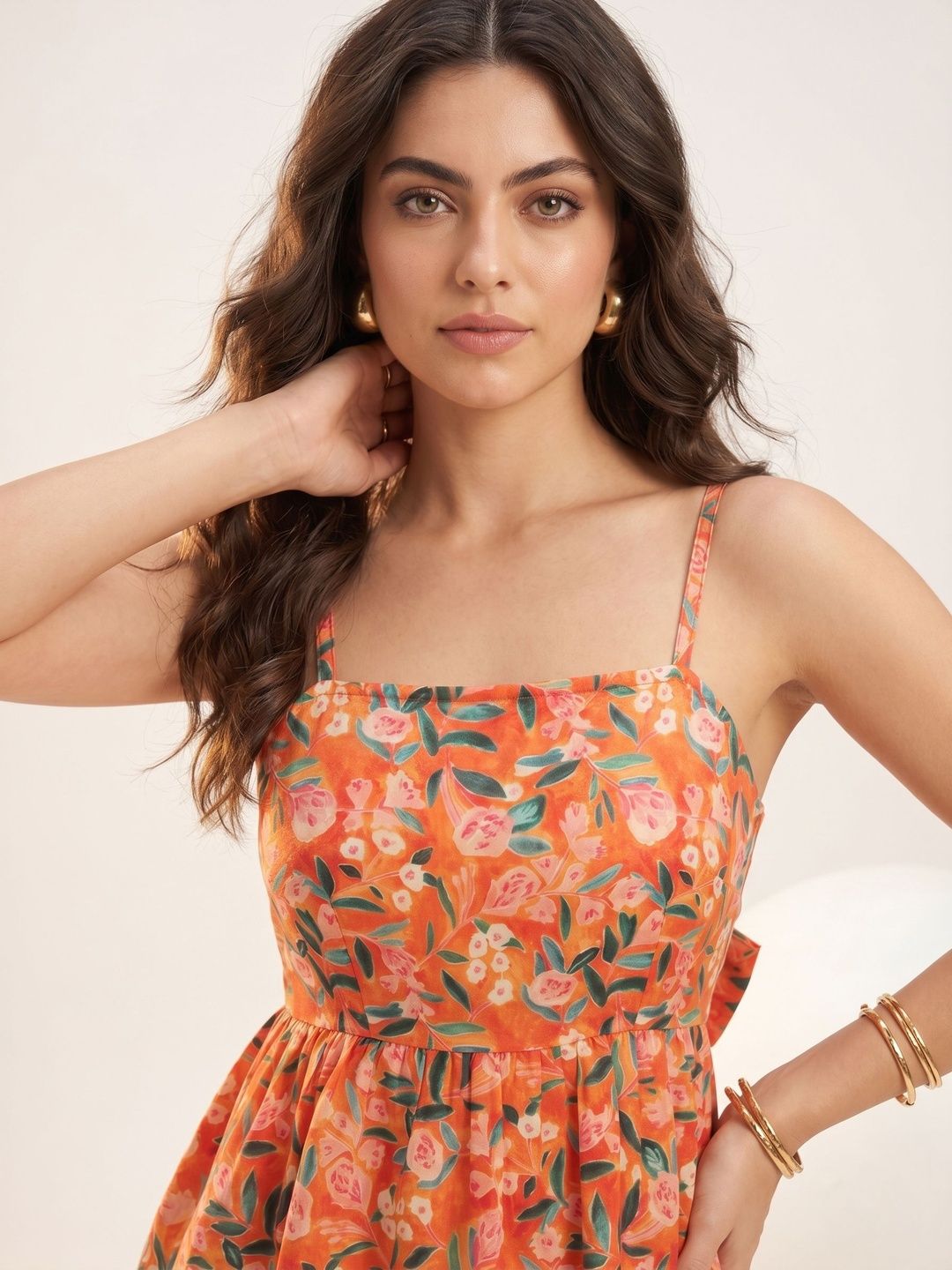 Mamicha Floral Print Top