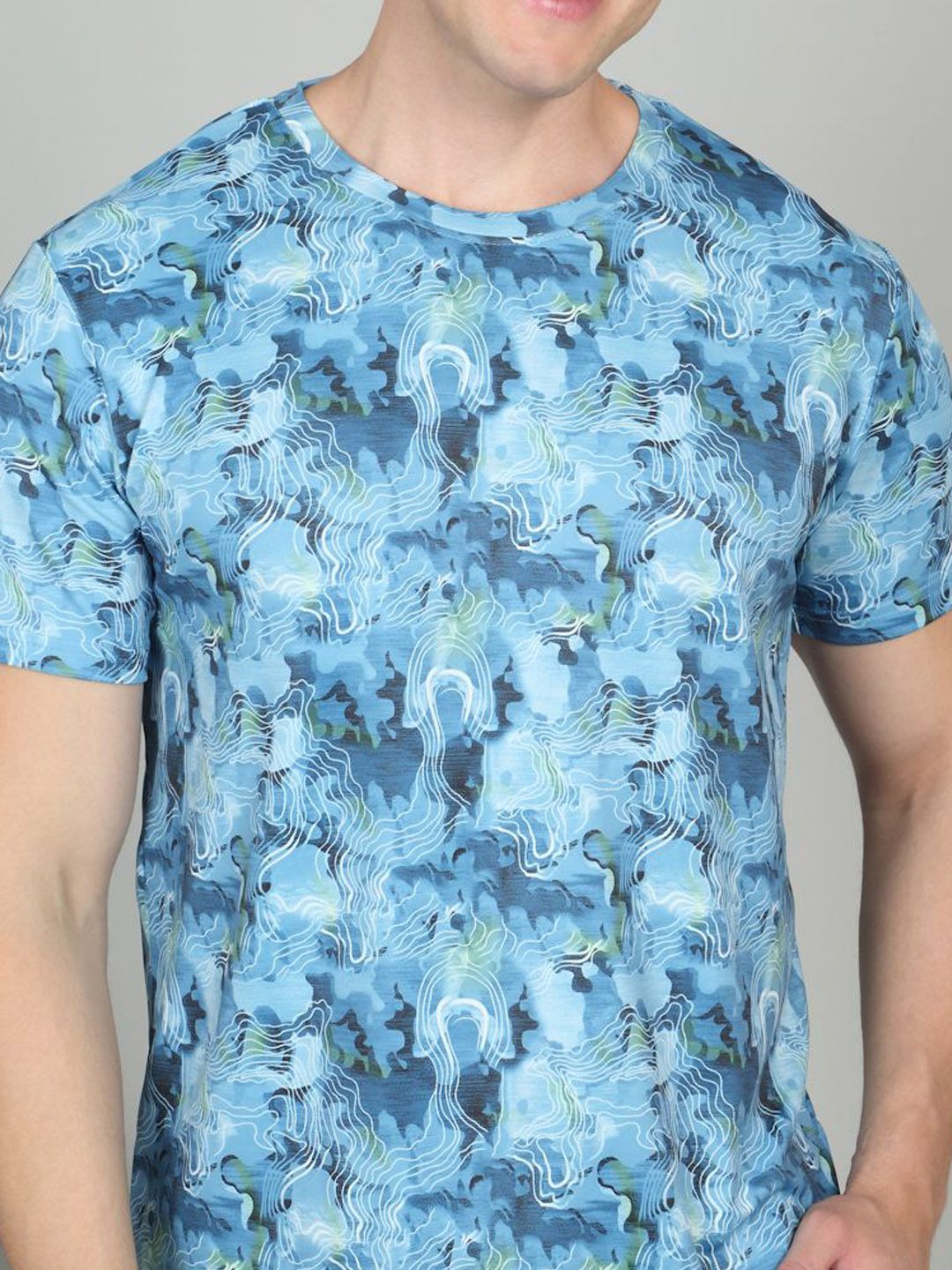 Sweet Dreams Printed Round Neck T-Shirt & Shorts