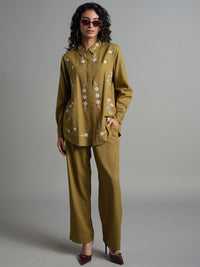 AND Shirt Collar Shirt With Trousers Co-Ords Set