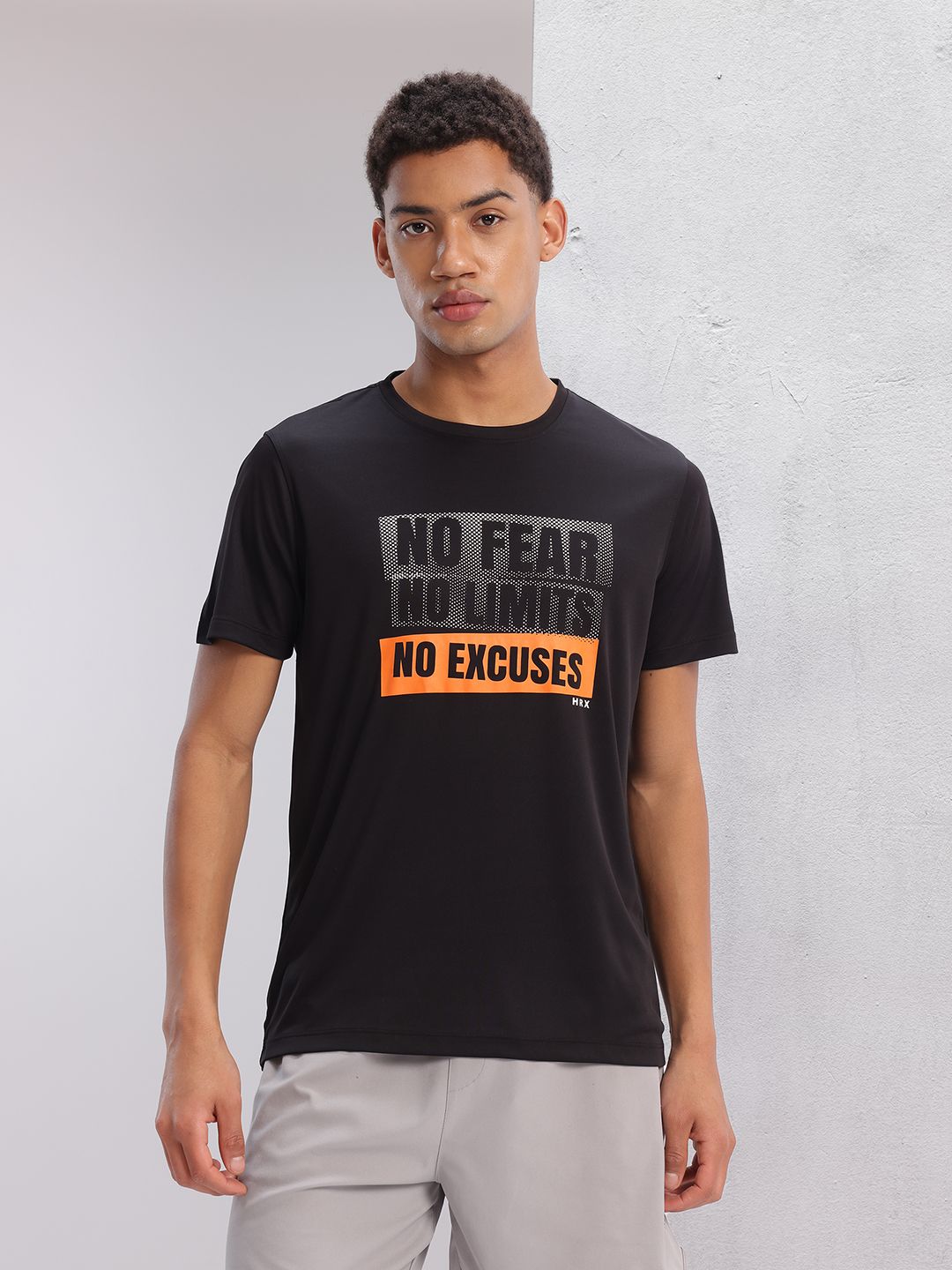 HRX by Hrithik Roshan Printed Rapid-Dry Training T-shirt