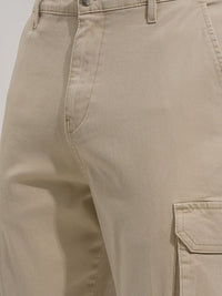 HIGHLANDER Men Comfort Regular Fit Cotton Cargos Trousers