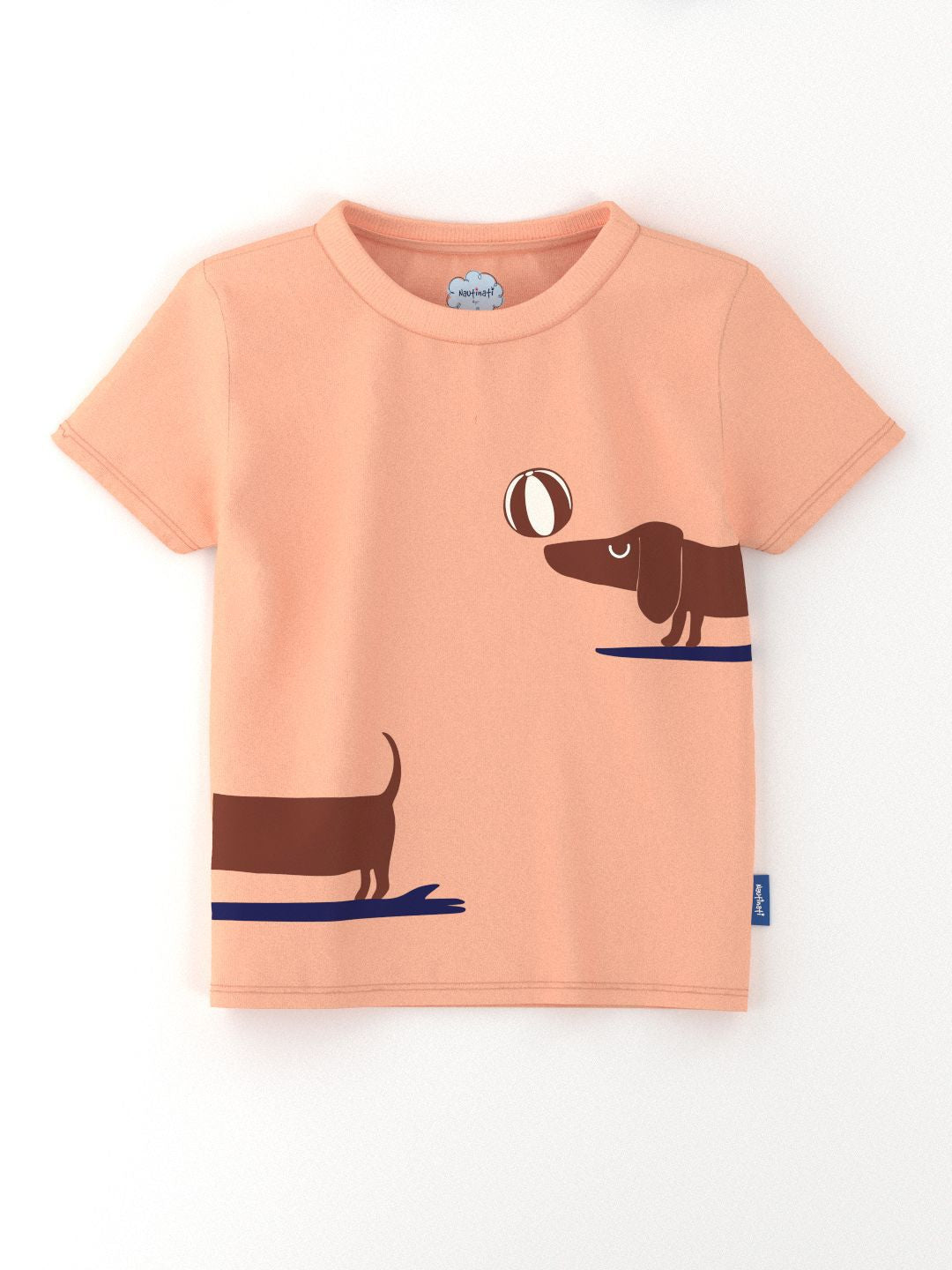 Nauti Nati Casual Outdoor Boys Pack Of 2 Graphic Printed Antimicrobial Cotton T-Shirts