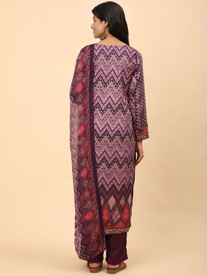 Mamicha Women Printed Regular Pure Cotton Kurta with Palazzos & With Dupatta