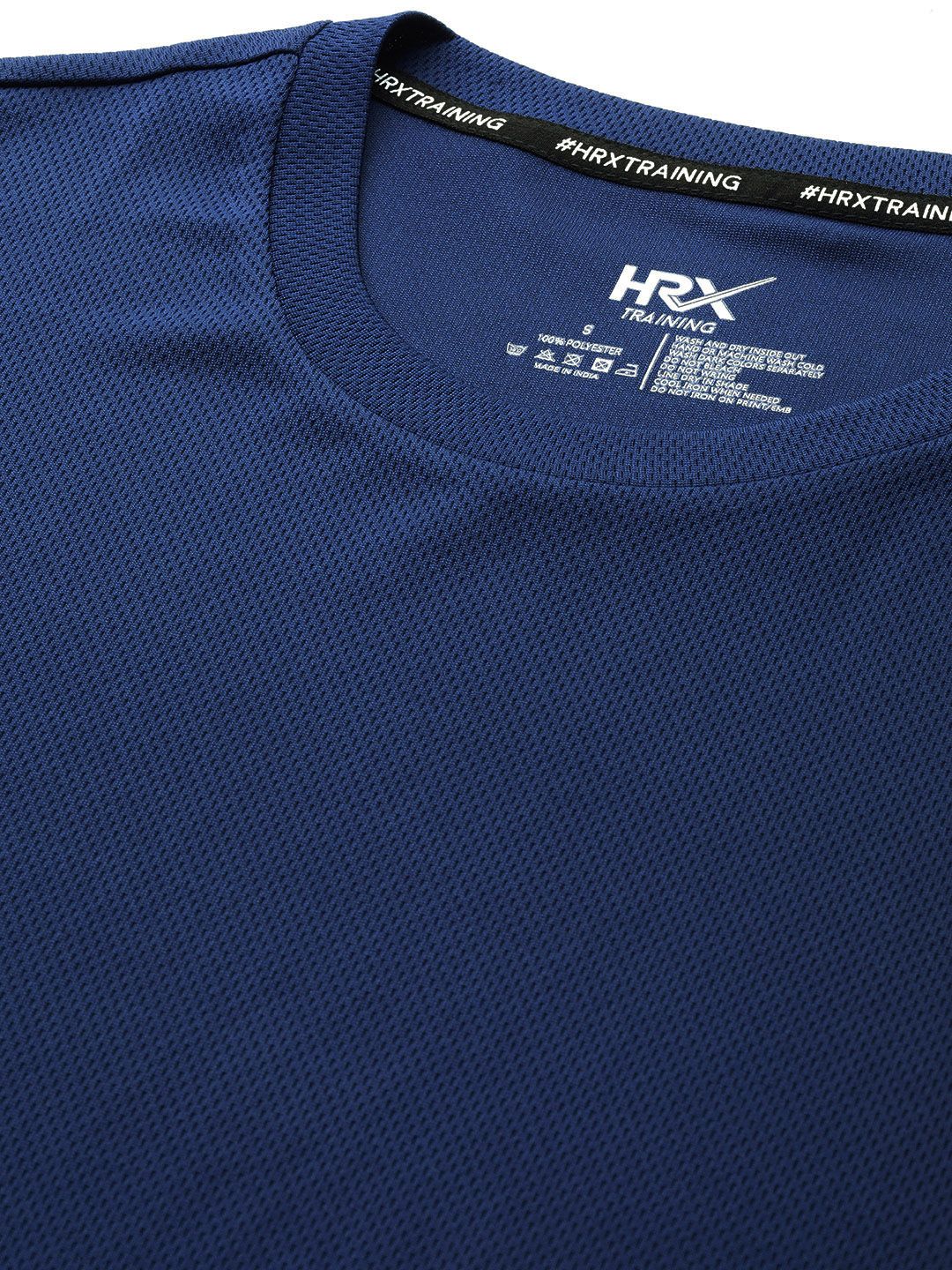 HRX oleh Hrithik Roshan Back Print T-Shirt Latihan Rapid-Dry