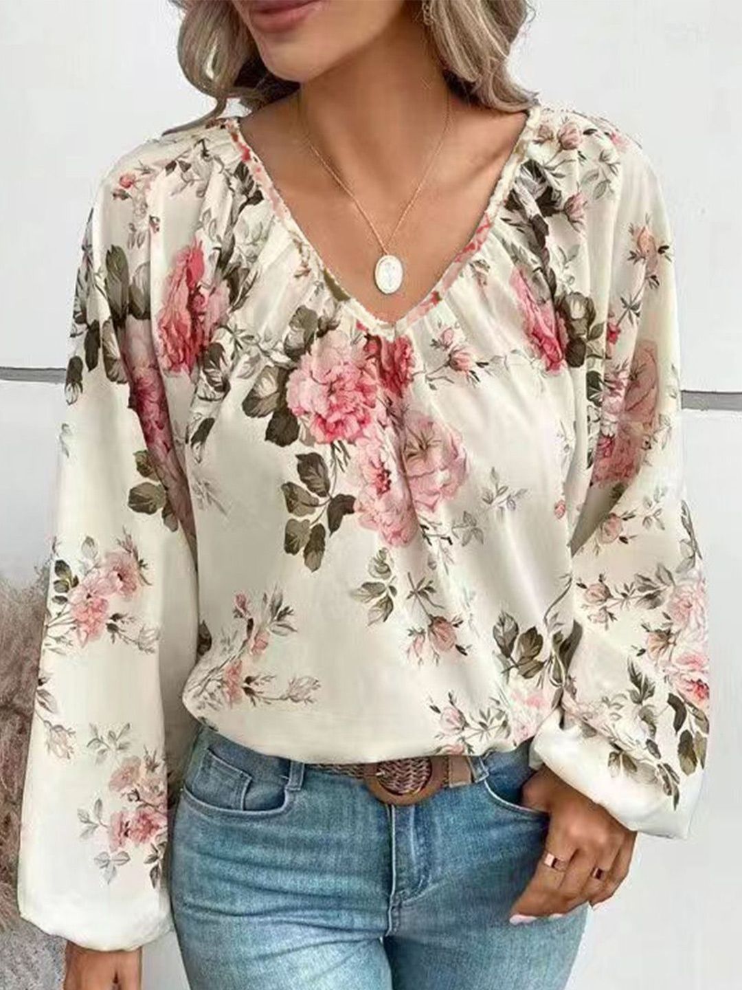 all about you Floral Print Top