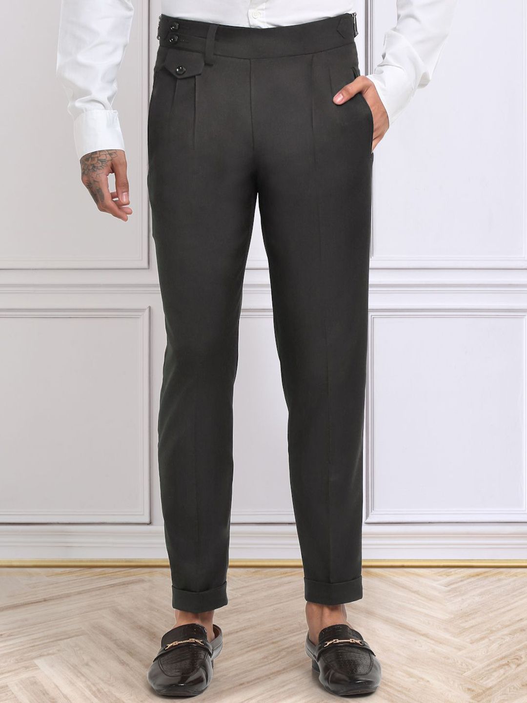 Seluar Slim Fit KLOTTHE Lelaki Kaya Kapas