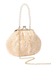 Lino Perros Floral Embroidered Party Purse