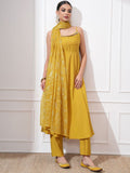 Vishudh Women Regular Kurta with Trousers & With Dupatta