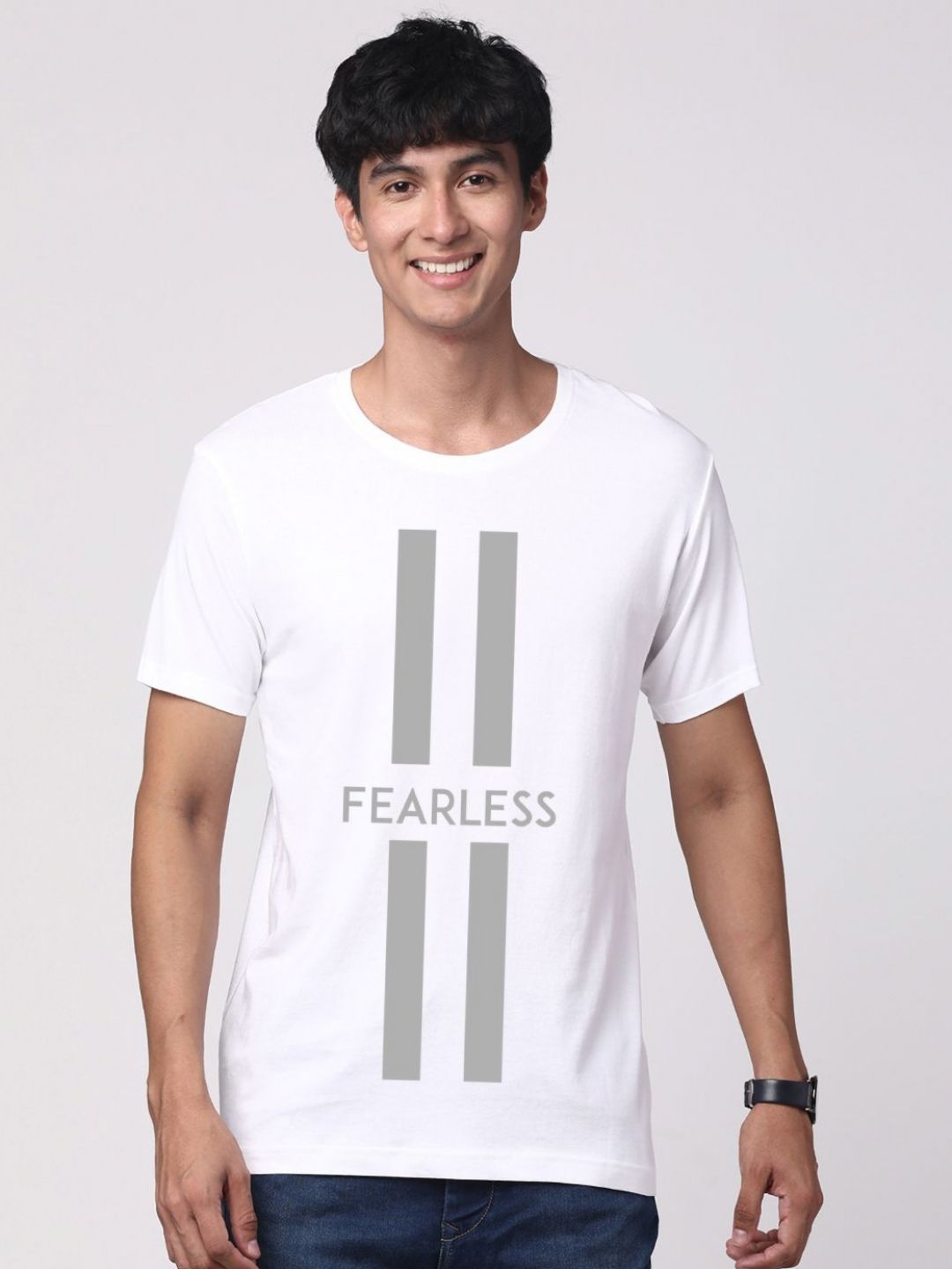 ADRO Men Graphic Printed Round Neck T-shirt