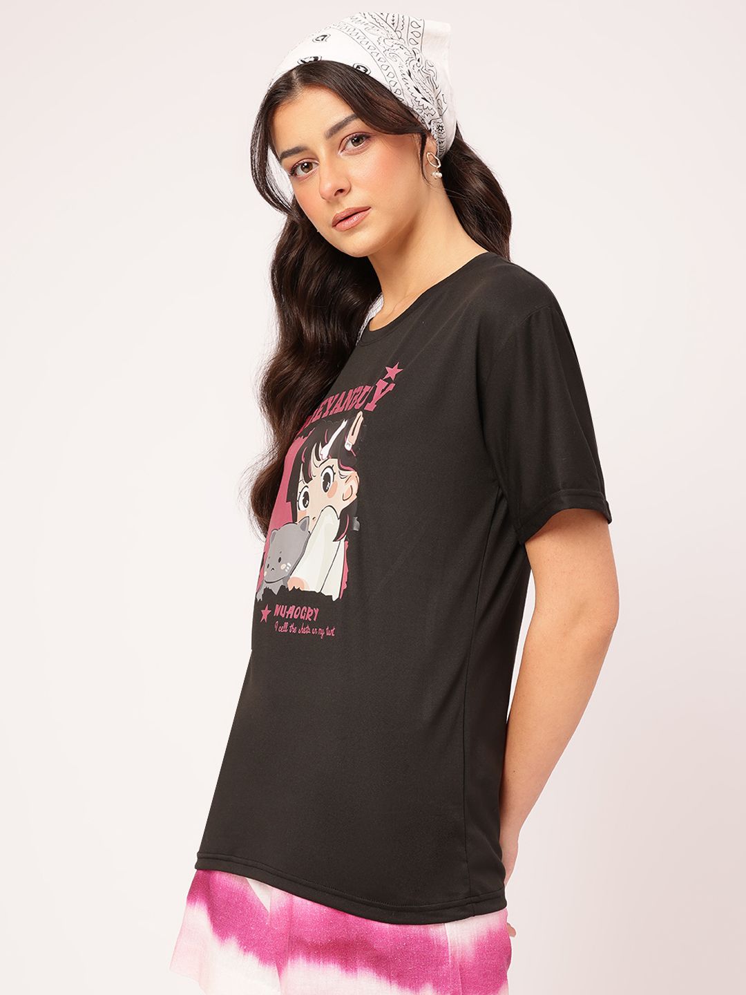 DressBerry Plushie Pals Graphic Grunge Tee