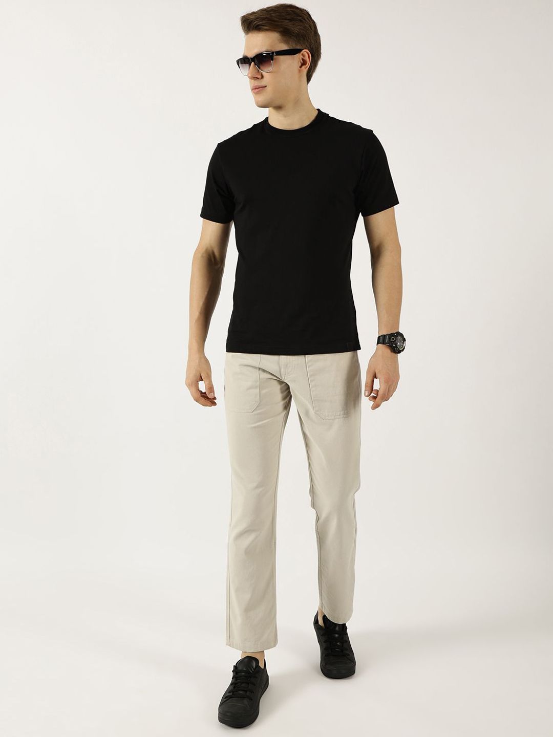 Thomas Scott Men Smart Straight Fit Easy Wash Trousers