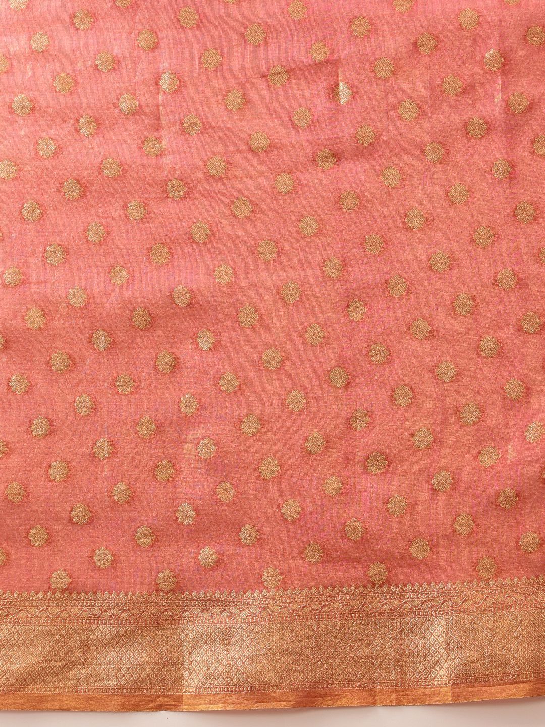 Silk Land Woven Design Zari  Kanjeevaram Saree with blouse piece