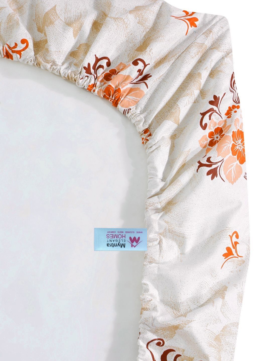 Myntra Elegant Homes Oren Bunga Kapas Tulen 400 TC Set Cadar King-2.5mX2.25m