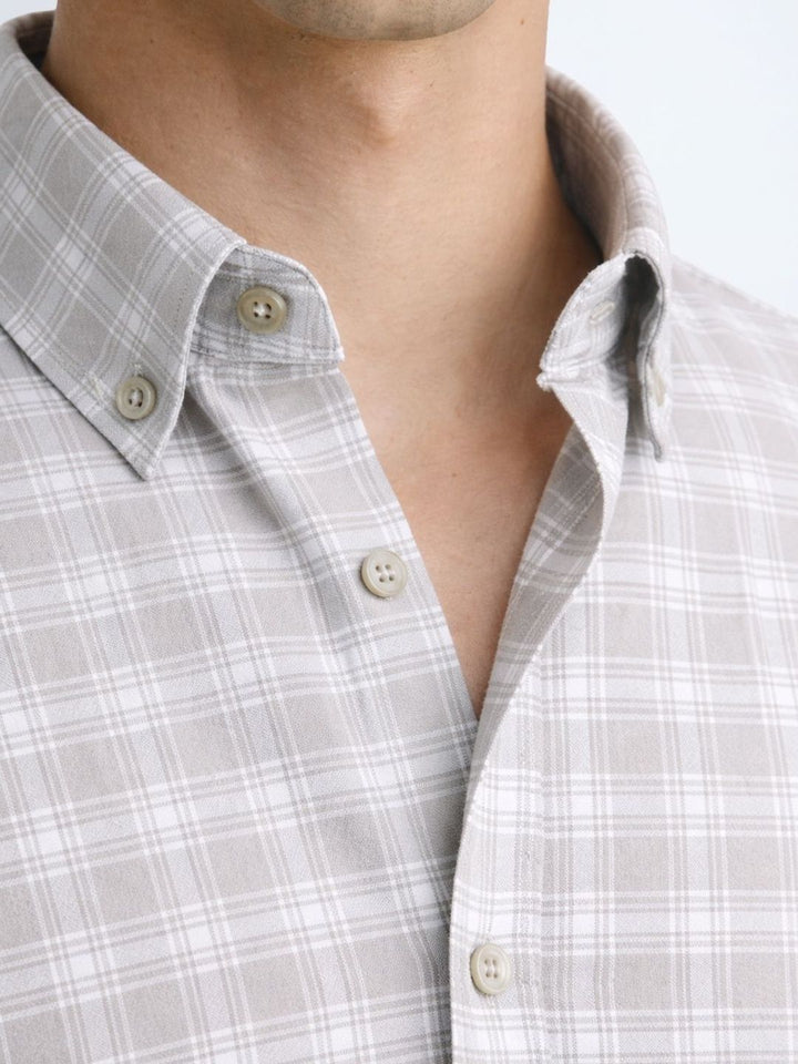 ADRO Men Standard Checked Casual Shirt