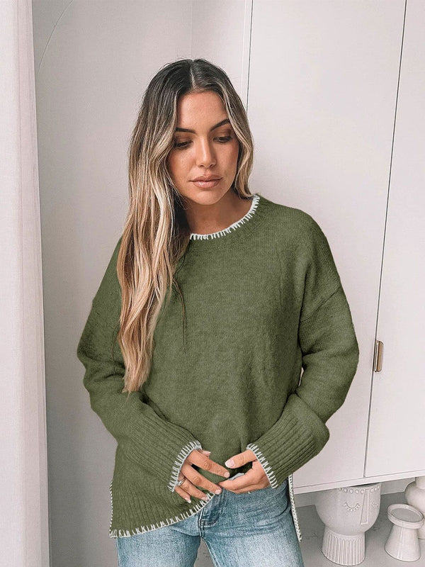 DressBerry Women Round Neck Extended Sleeves Top