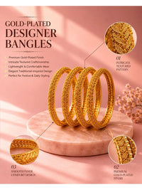PANASH Gold-Plated Bangle