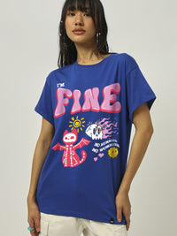 T-shirt dicetak wanita bewakoof