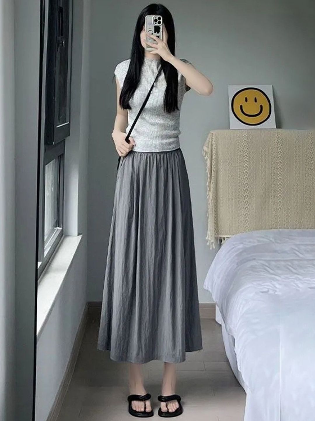 DressBerry Flared Maxi Skirt