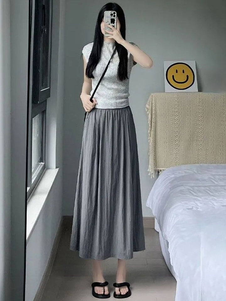 DressBerry Flared Maxi Skirt