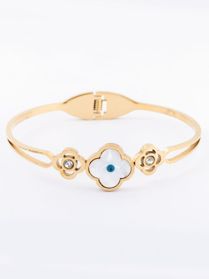 VOGUE PANASH Wanita Brass Gold-plated Bangle-Style Bracelet
