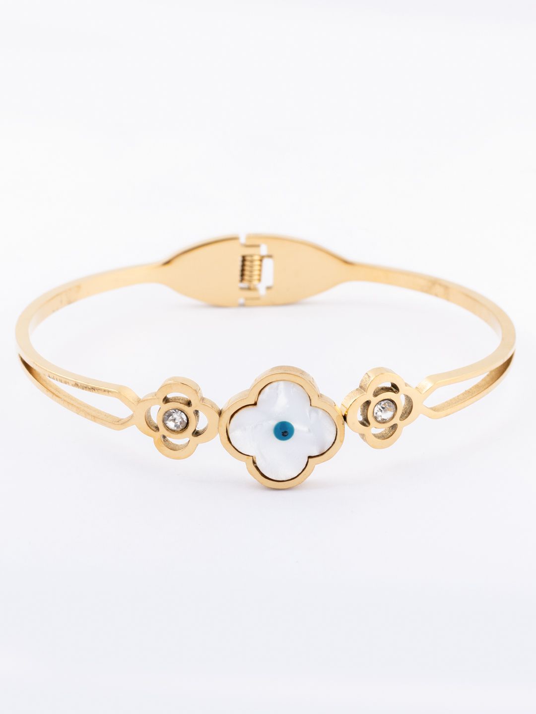 VOGUE PANASH Wanita Brass Gold-plated Bangle-Style Bracelet