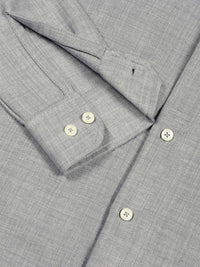 Thomas Scott Men Classic Mandarin Collar Solid Slim Fit Casual Shirt