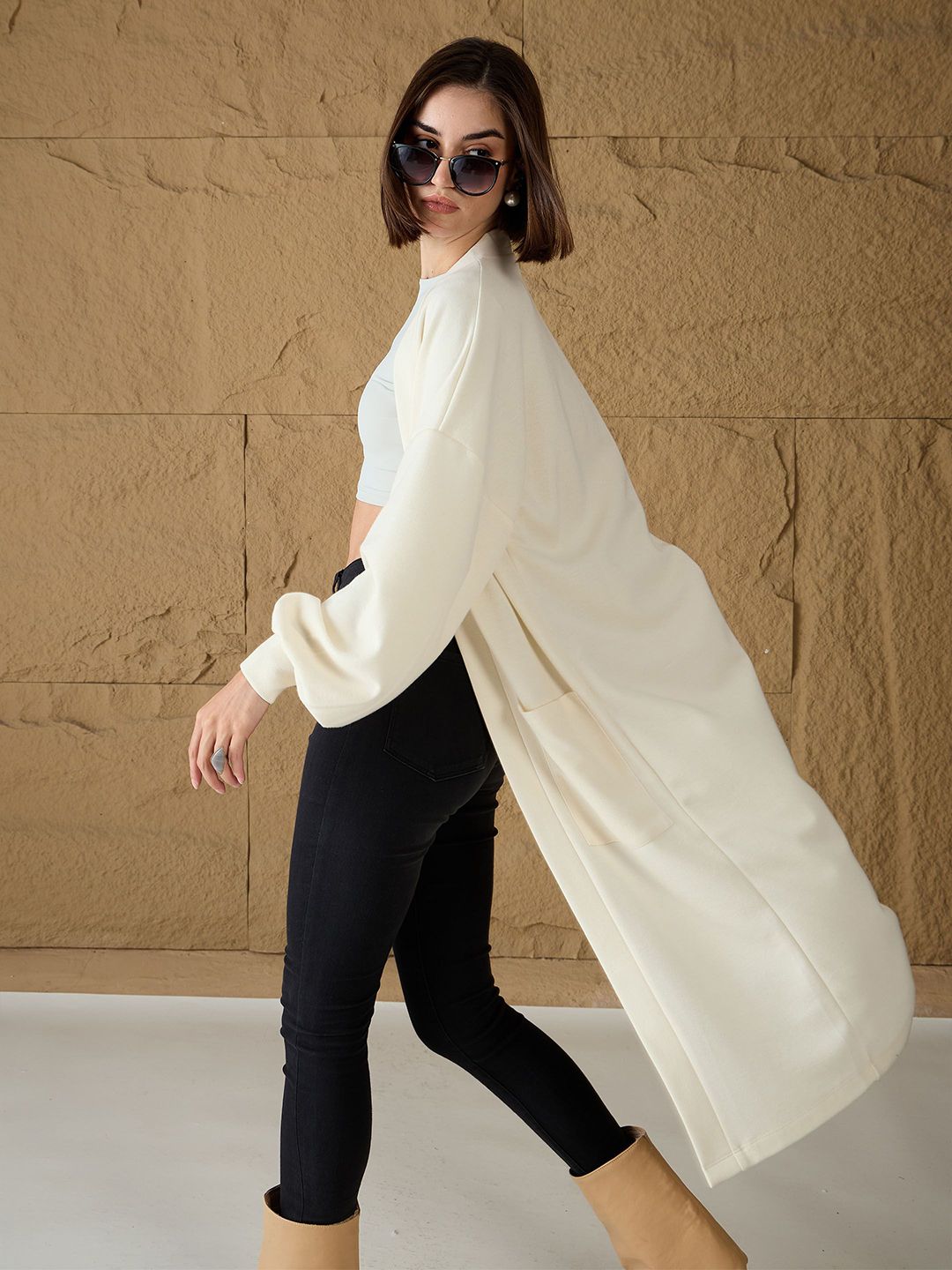 Sassafras Buka Longline Front Shrug