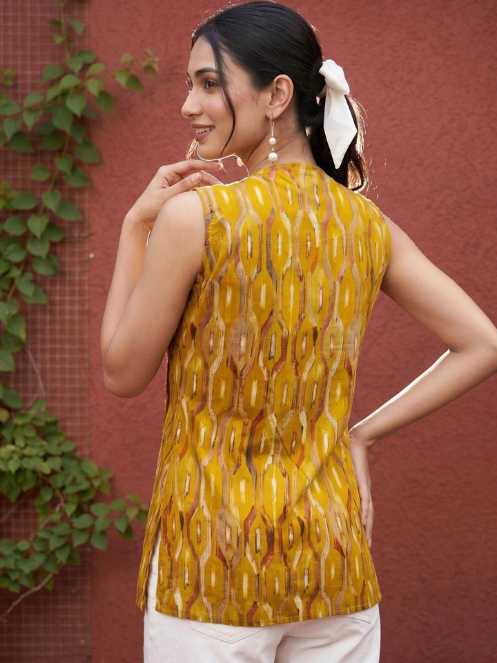 Mamicha Print Cotton Top