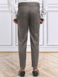 KLOTTHE Lelaki Slim Fit Seluar Pleated Mudah Dicuci