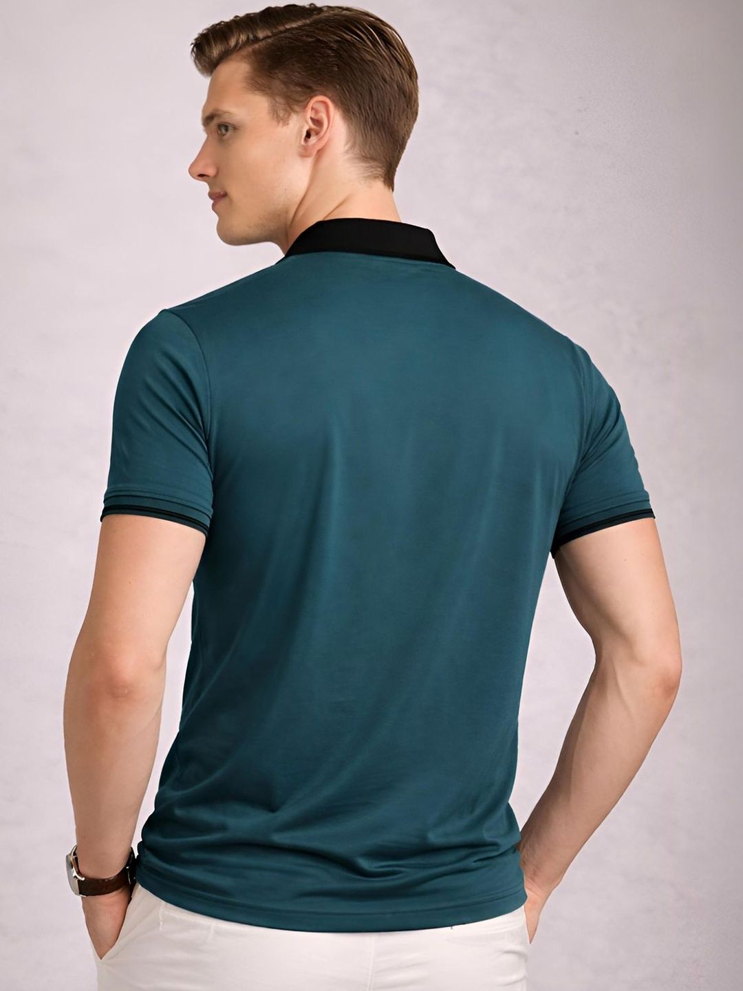 Baju-T Kolar Polo ADRO Lelaki