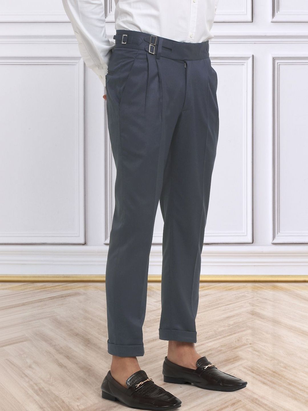 Moda Rapido Men Slim Fit High-Rise Easy Wash Seluar