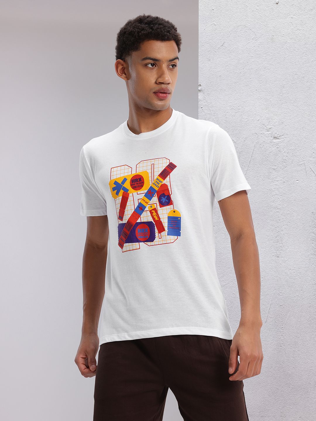 HRX by Hrithik Roshan Graphic Printed T-shirt