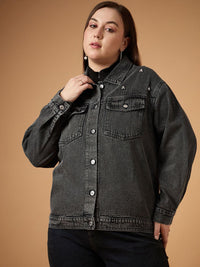 SASSAFRAS Curve Women Denim Jacket