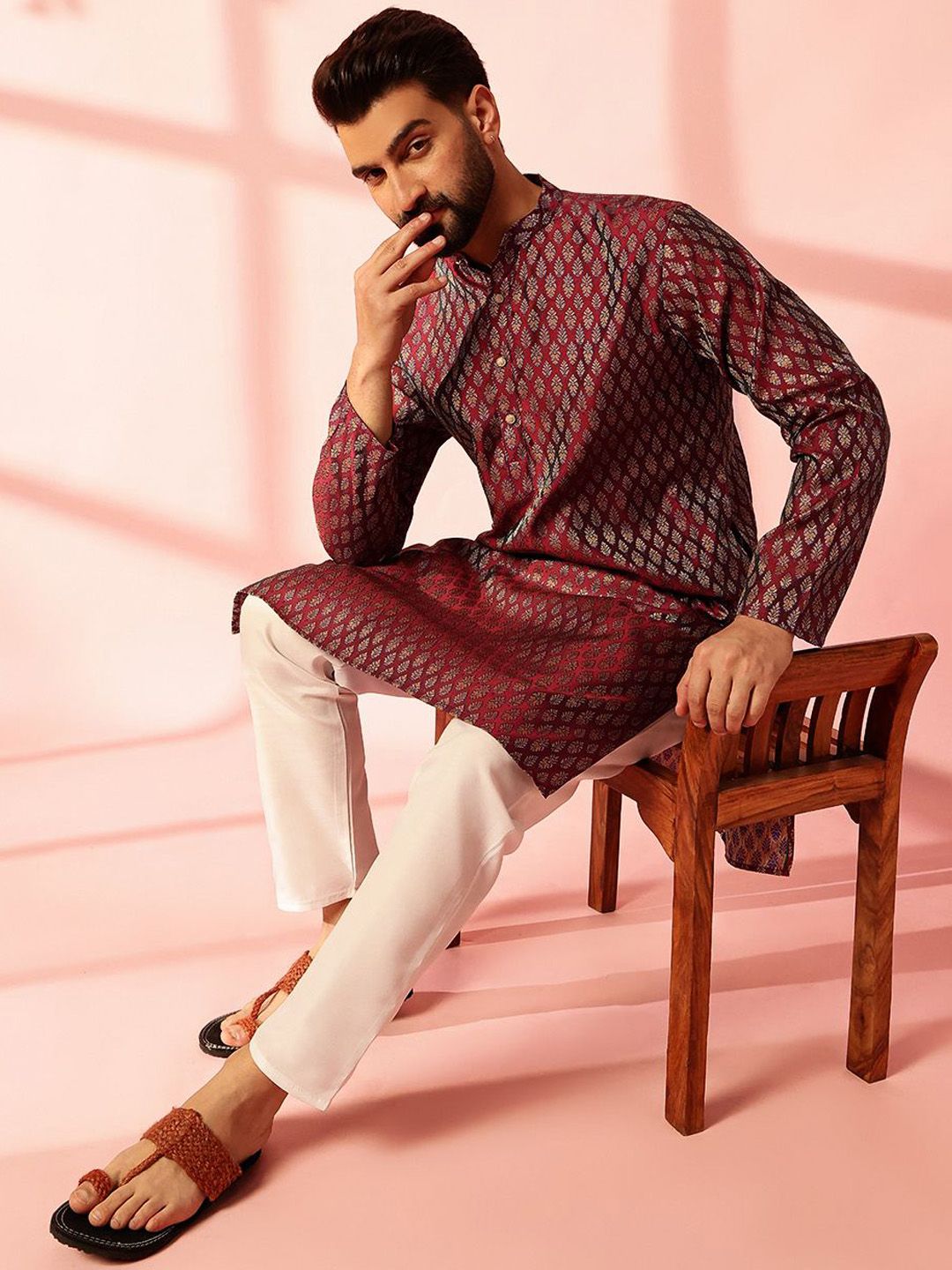 Anouk Men Regular Kurta with Pyjamas