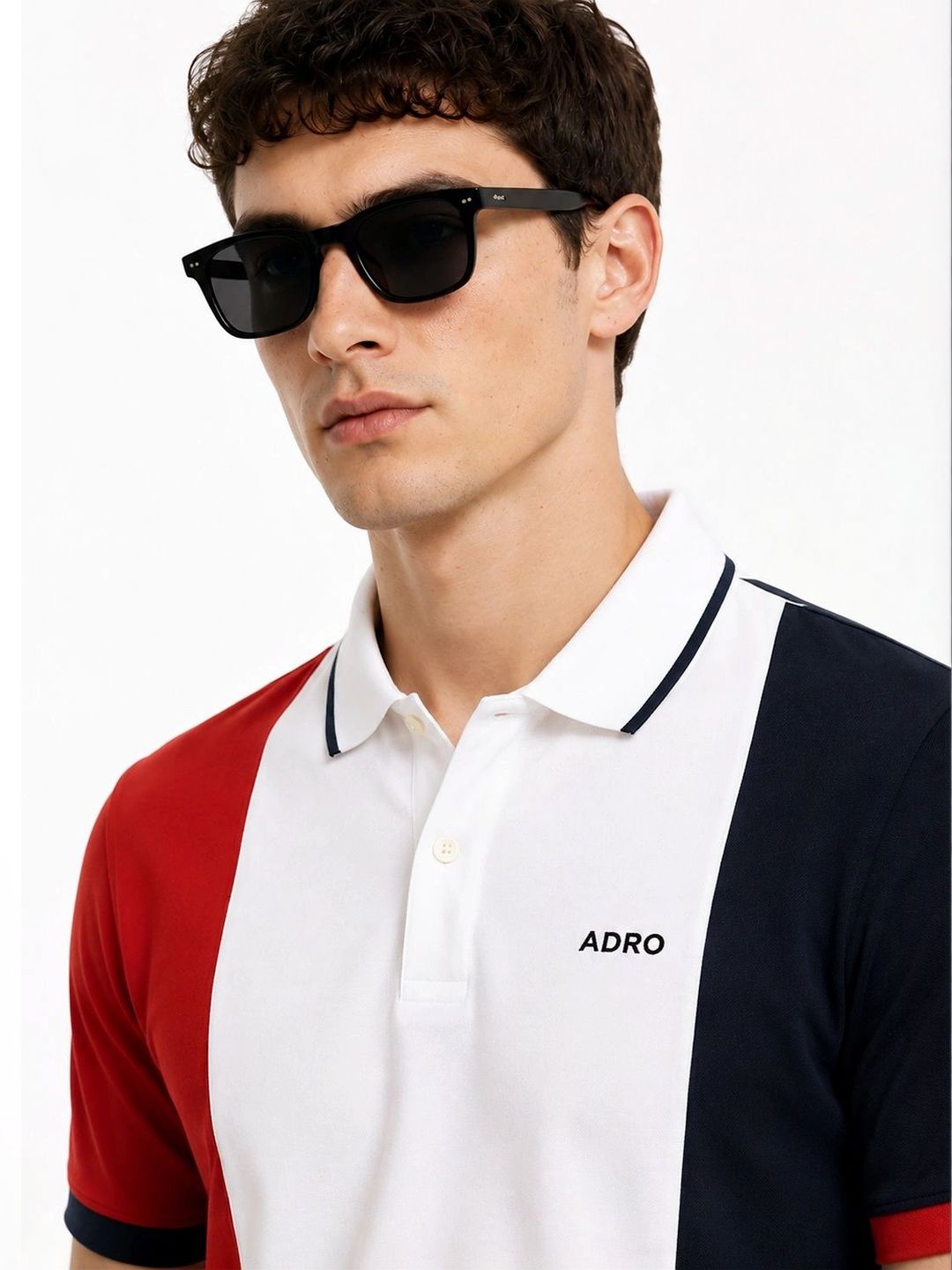 Baju-T Kolar Polo Berkolar ADRO Lelaki
