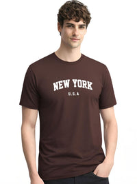 ADRO Men Typography Printed T-shirt
