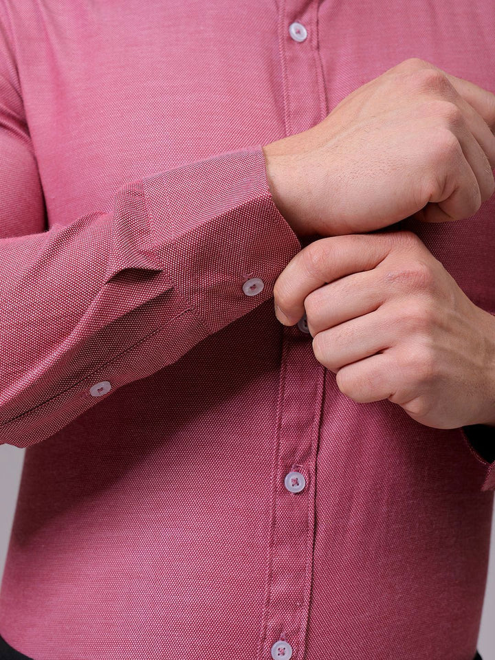 The Indian Garage Co. X Luxe Men Slim Fit Opaque Formal Shirt