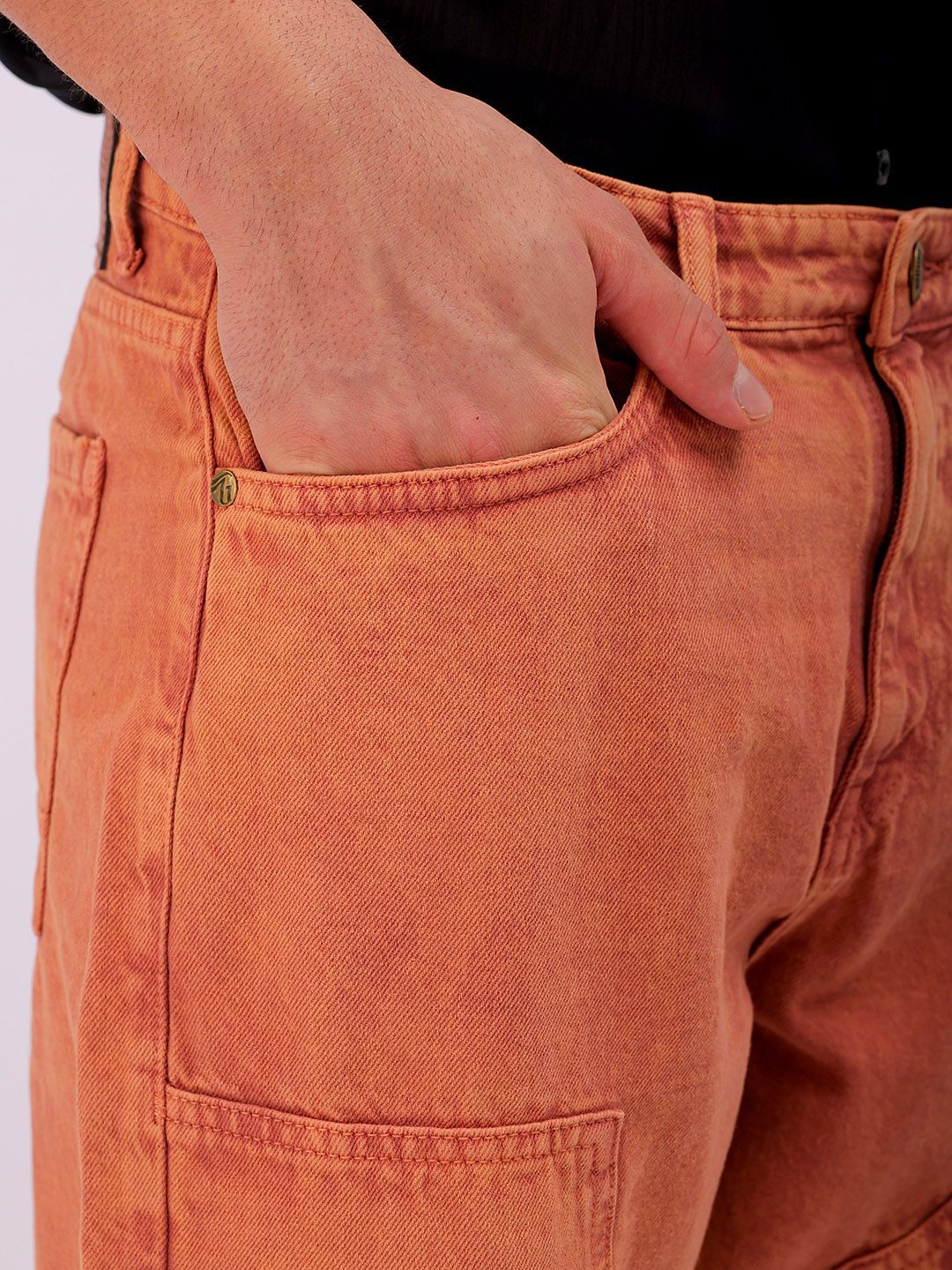 The Indian Garage Co Men Relaxed Fit Pure Cotton Jeans