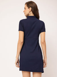 DressBerry Elevated Glam Textured Mini T-shirt Dress