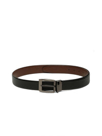 Teakwood Leathers Men Textured Leather Reversible Formal Belt