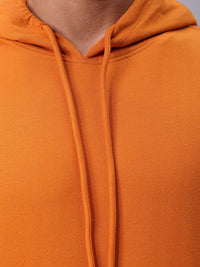 The Indian Garage Co Men Solid Short Sleeves Hooded Sweatshirt