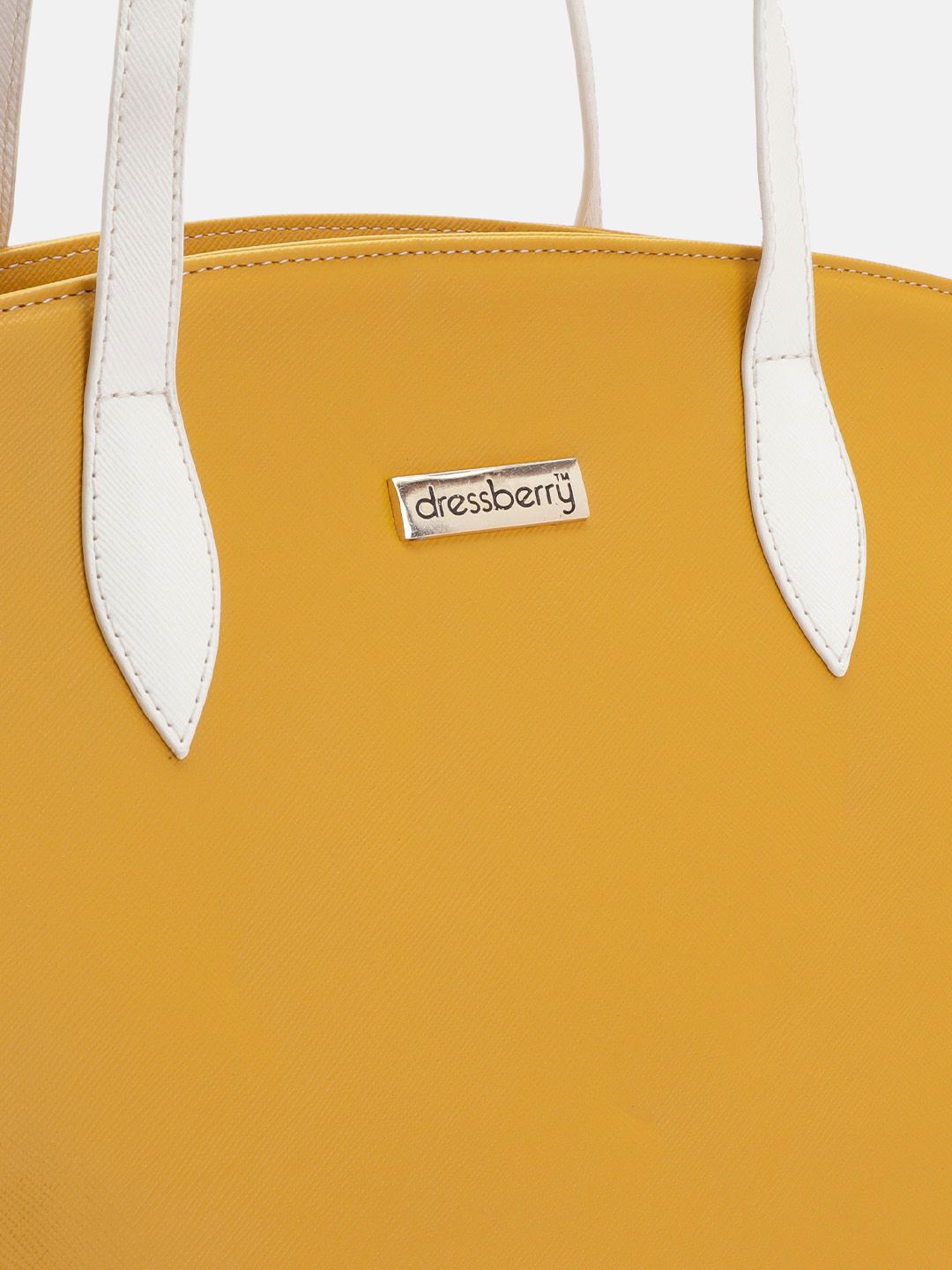 DressBerry Colourblocked Structured Shoulder Bag