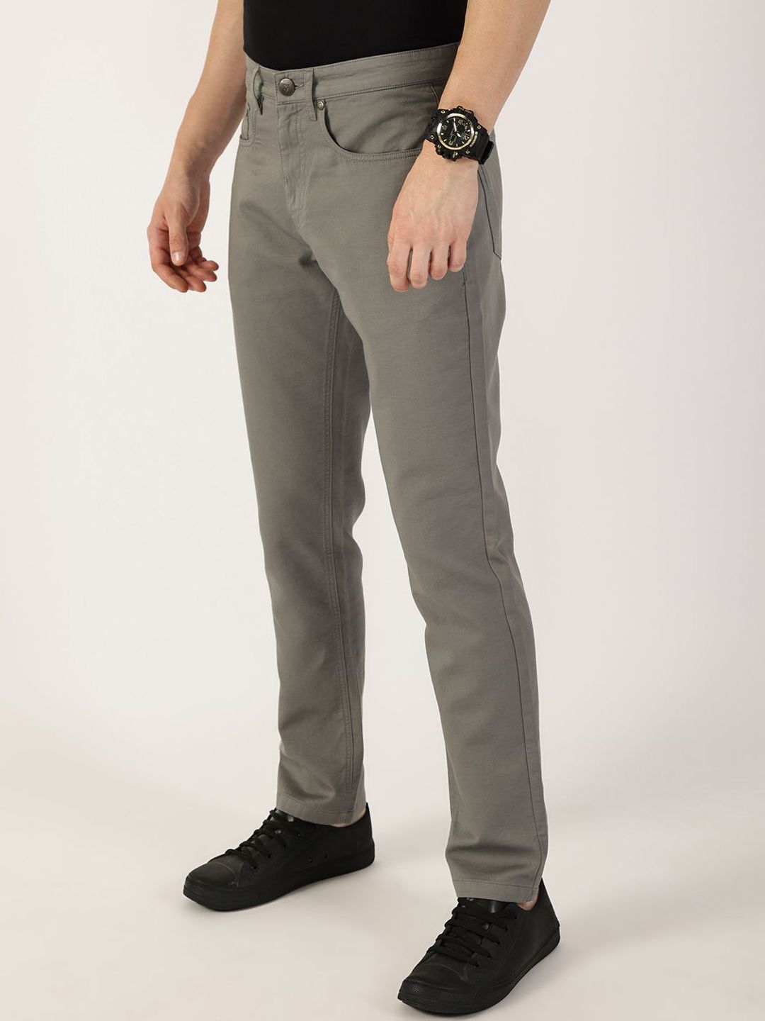 Thomas Scott Men Smart Regular Fit Chinos Trousers