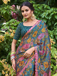 Saree mall Embellished Floral Printed Sarees