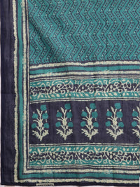 Libas Floral Printed Pure Cotton Kurta with Palazzos & Dupatta