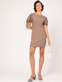 DressBerry Tie-Up Detail Mini Dress