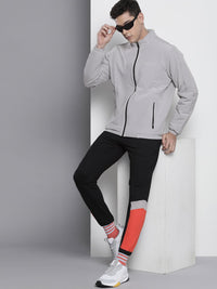 The Indian Garage Co Men Zip-Front Bomber Jacket with Zipper Pockets